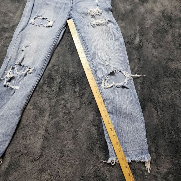 Buckle Black high rise ankle distressed destroyed jeans fit 53 button fly - Picture 8 of 14